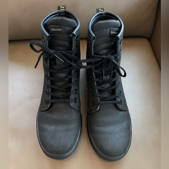 Dr.Martens Cairo Leather Casual Shoes Women’s 7 Black Lace Up Boots - Picture 13 of 15